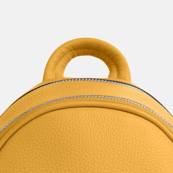 Coach Silver/Honeycomb Mini Court Backpack #CR284 - Picture 3 of 6